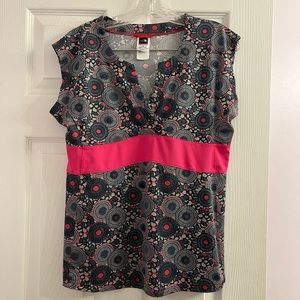 The North Face Vapor Wick Gray & Pink Women’s Top L